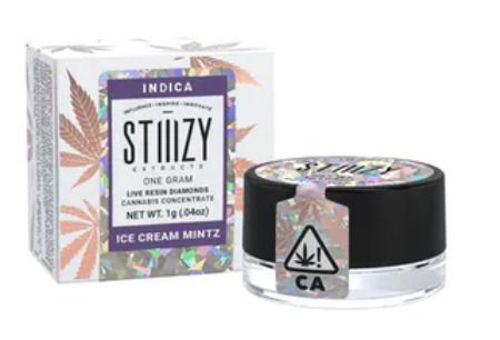 Stiiizy Ice Cream Mintz Live Resin Diamonds 1g