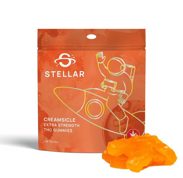 1000mg Creamsicle Cruiser Gummies by Stellar Treats