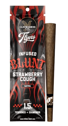 Claybourne: Strawberry Cough 1.5g Infused Blunt