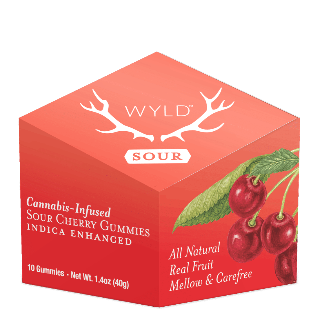 [WYLD] THC Gummies - 100mg - Sour Cherry (I)