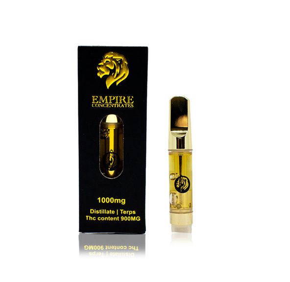 900mg Pure THC Distillate Vape Cartridge by Empire