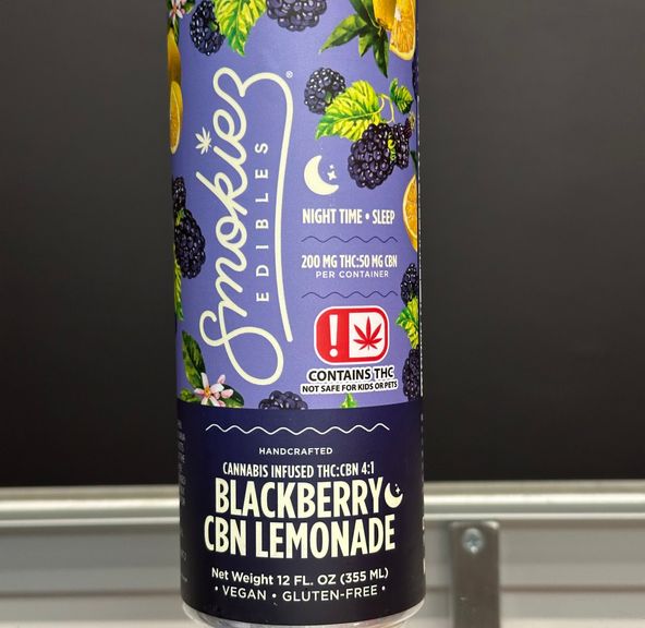 Blackberry Lemonade 12oz (250 MG) By Smokiez