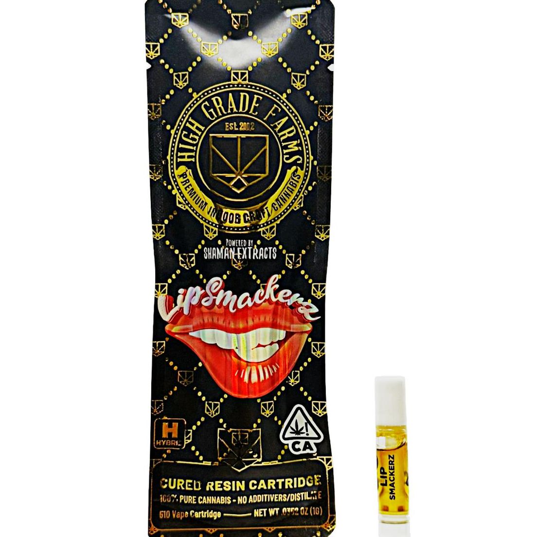 High Grade - 1g Cured Resin Cartridge (Lipsmackerz)