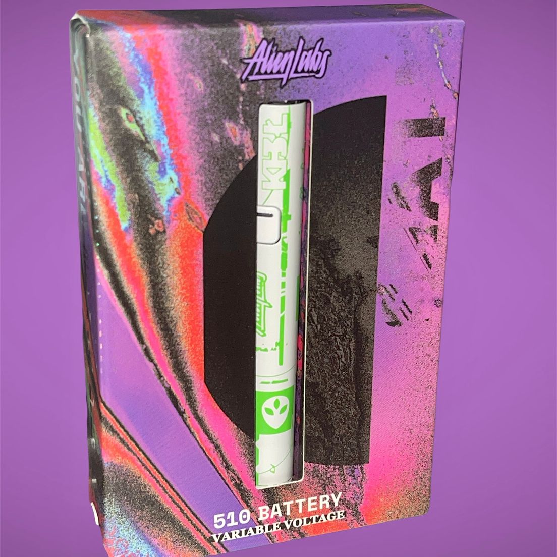 1. Alien Labs Battery 510 Thread - Green/White