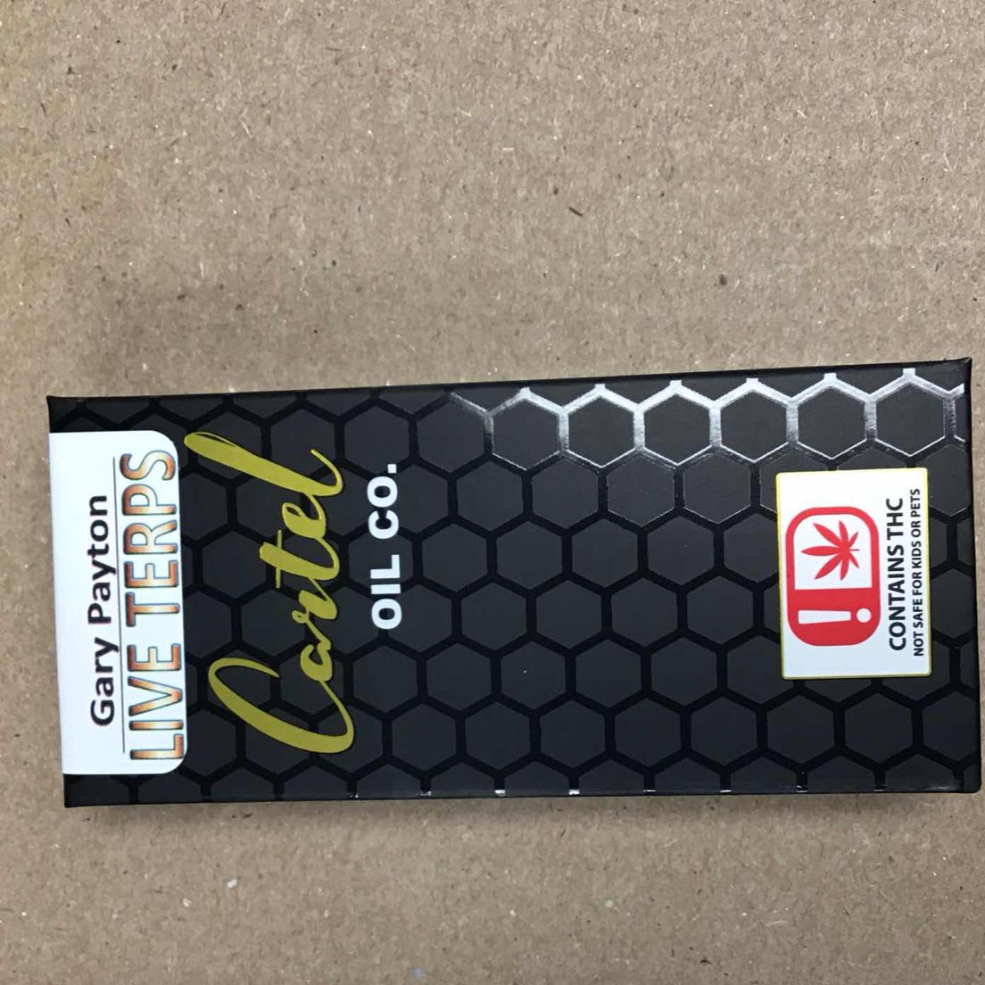 Gary Payton Hybrid Live Terps Cartel Oil Co Cartridge 1g