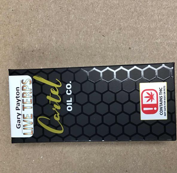 Gary Payton Hybrid Live Terps Cartel Oil Co Cartridge 1g
