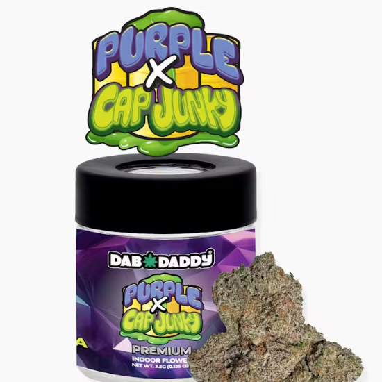 Purple Push Pops X Cap Junky Flower