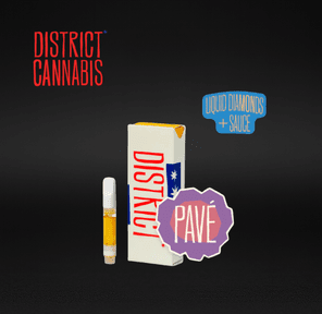 District Cannabis | Pavé - Liquid Diamond and Live Resin Vape Cart | 1g | Hybrid