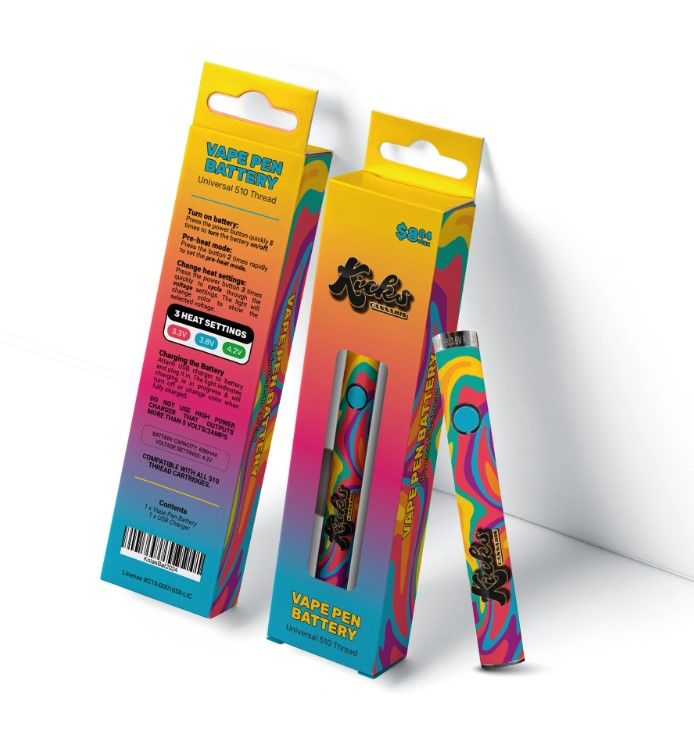 Branded Battery w/ Button Multi-Color at Kolas Arden
