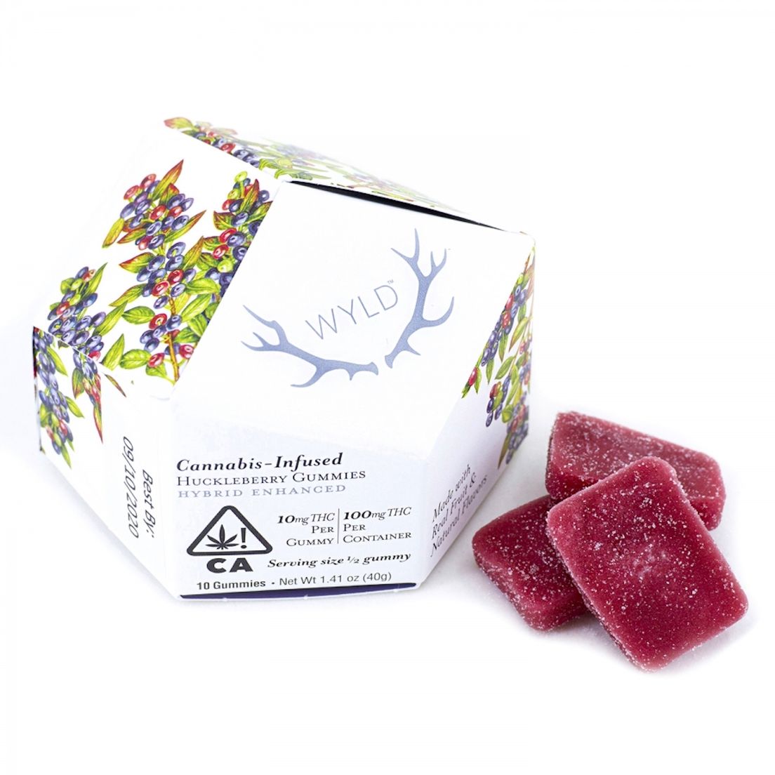 Huckleberry Hybrid Enhanced Gummies 50mg