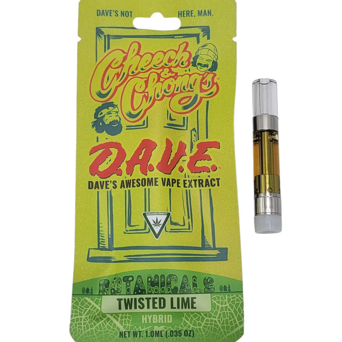 C&C D.A.V.E Twisted Lime Cartridge 1g