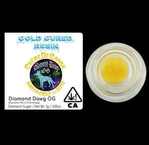Diamond Dawg OG Cold Cured Resin Diamond Badder 1.00 g
