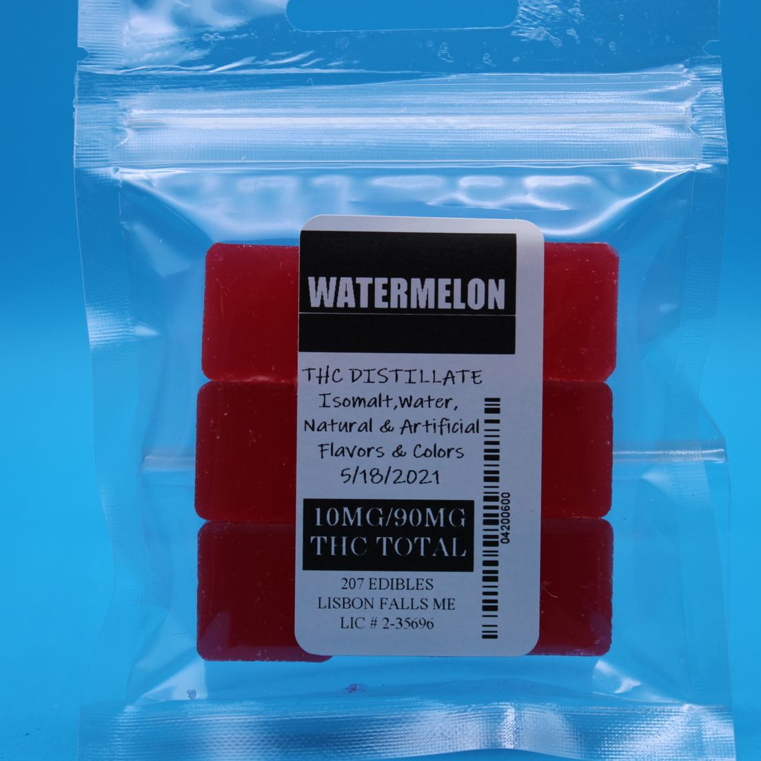 207 Hard Candy - Watermelon -90mg
