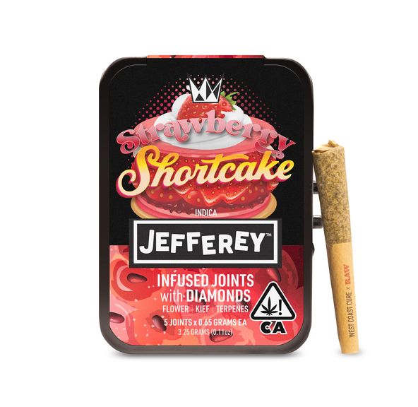 Strawberry Shortcake - Jefferey Infused Joint .65g 5 Pack
