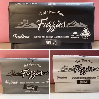 FUZZIES Roll Your Own SATIVA THC 24.14