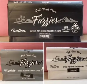 FUZZIES Roll Your Own SATIVA THC 24.14
