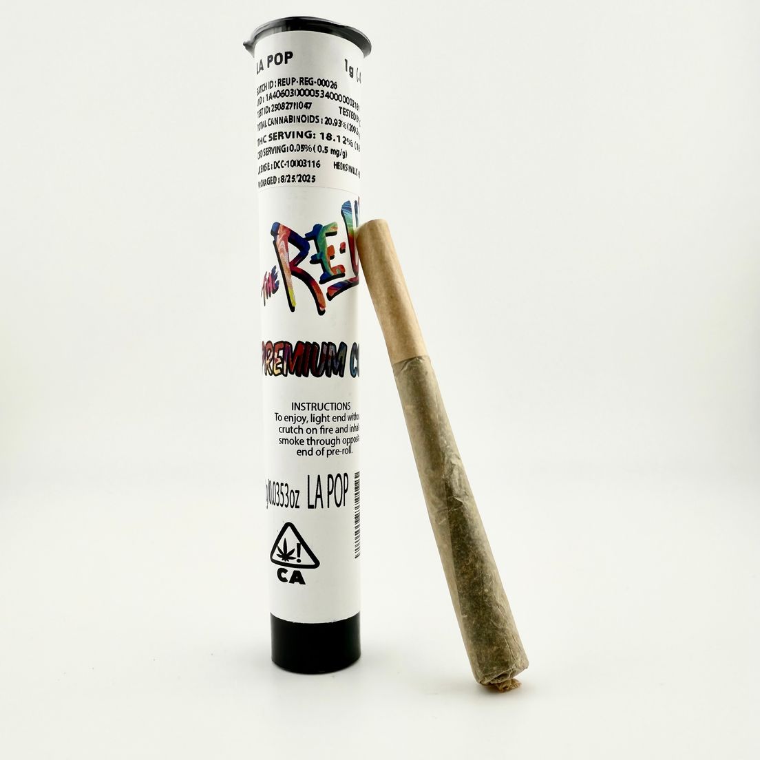 1g LA Pop (Hybrid - Indica Dominant) Preroll - The Re-Up