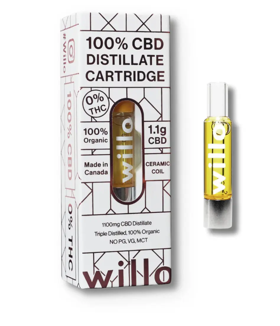 Cherry Wine - 1G CBD Vape Cartridge by Willo