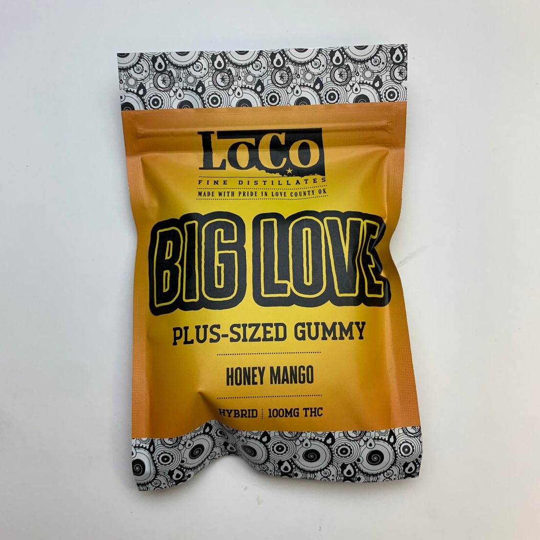 100mg Honey Mango Gummy Big Love Loco