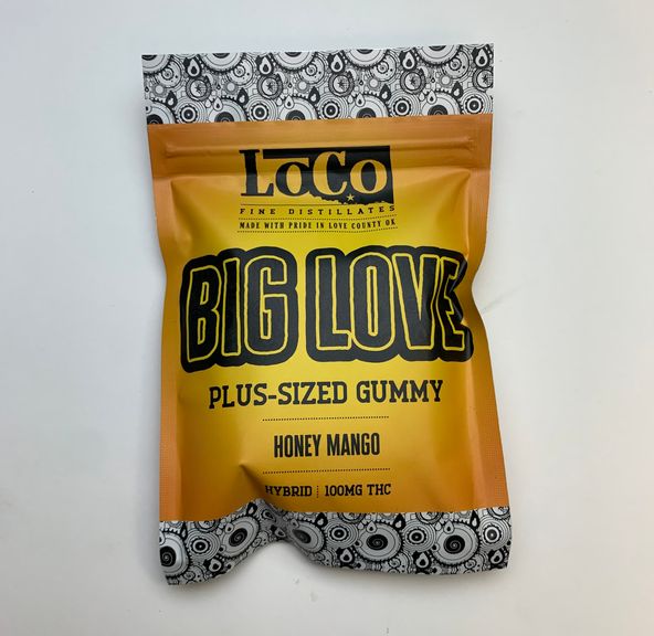 100mg Honey Mango Gummy Big Love Loco