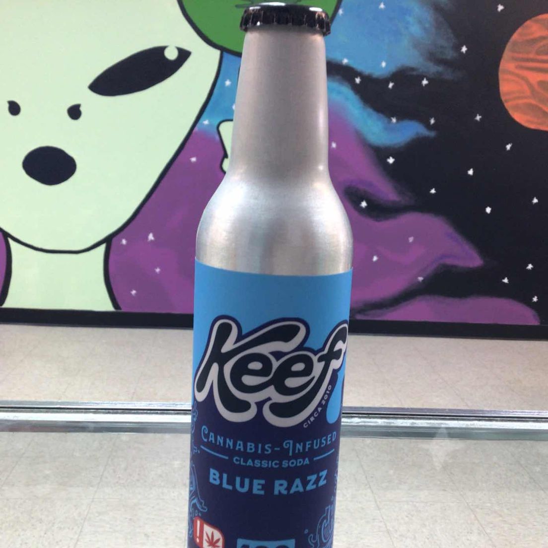 Keef Blue Razz 100mg Drink