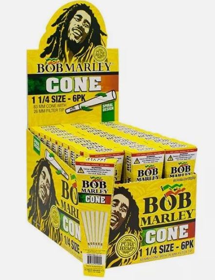 Bob Marley Cone 1 1/4 6pk