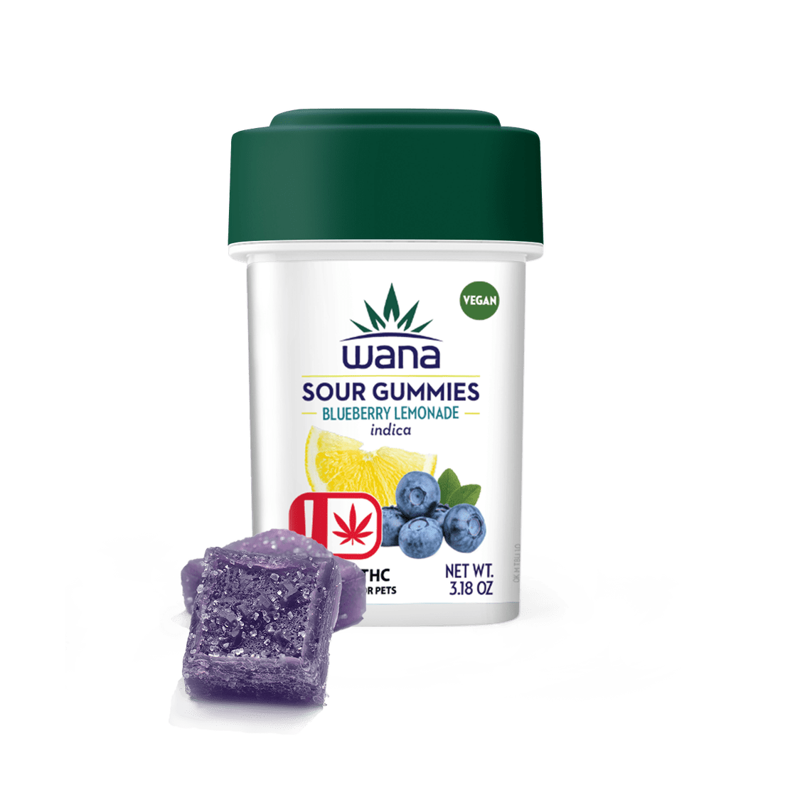 WANA BLUEBERRY LEMONADE GUMMIES 1000MG