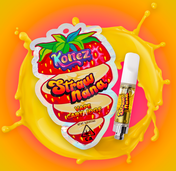 Strawnana Vape Cartridge 1g - KONEZ