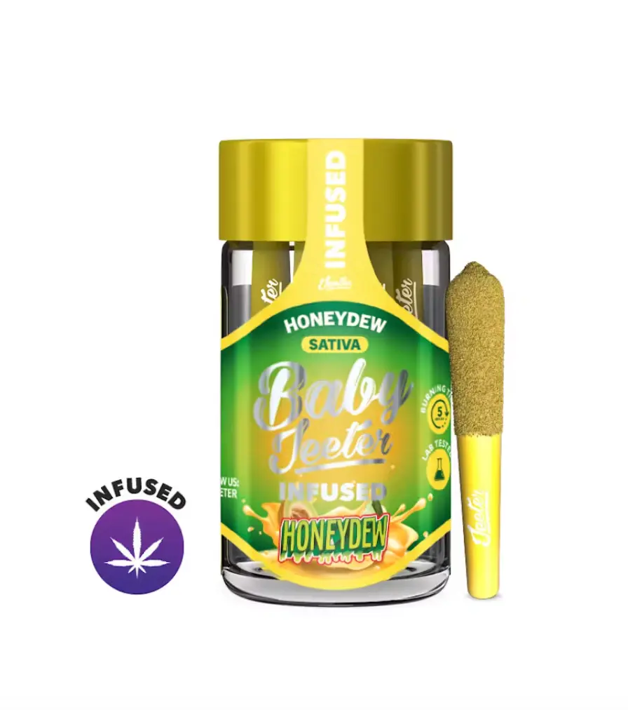 Baby Jeeter 5 PK Preroll Honey Dew