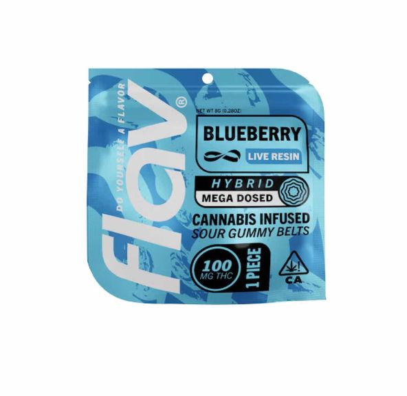 Flav - Macro Belt - Blueberry - Live Resin - 100mg