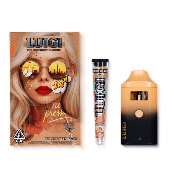 Luigi - Peachy Keen Kush - Infused Pre-Roll .5g (with AIO only)