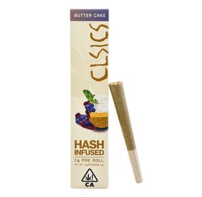 CLSICS — CLSICS Hash Infused Pre-roll Butter Cake 1g