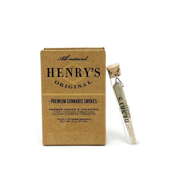 HENRY'S ORIGINAL Preroll 0.5g Hybrid Cereal Milk 4-pack 2.0g