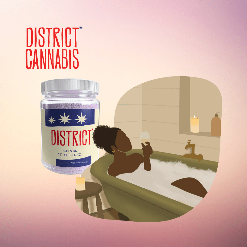 District Cannabis | Bath Soak | Lavender | 16oz.