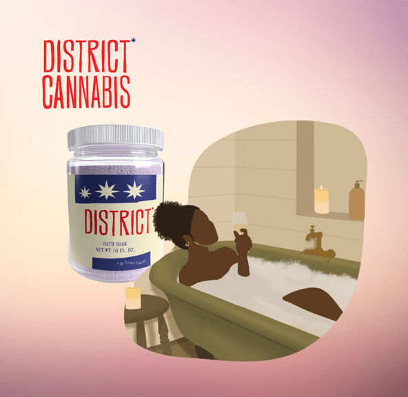 District Cannabis | Bath Soak | Lavender | 16oz.