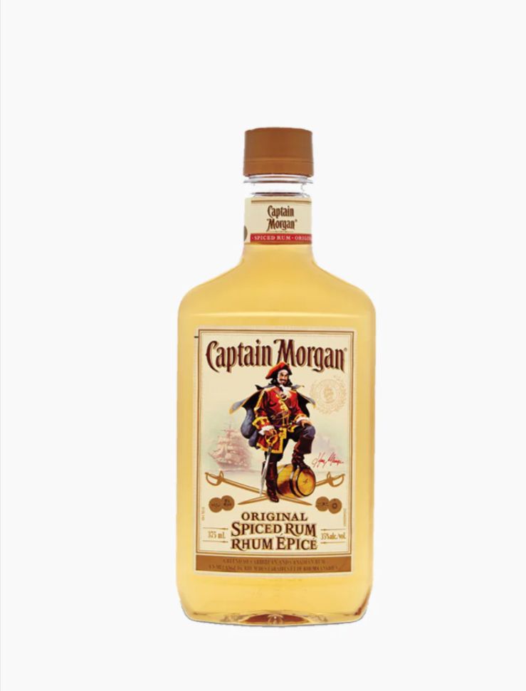Bacardi / Captain Morgan Spiced Rum 375ml pint