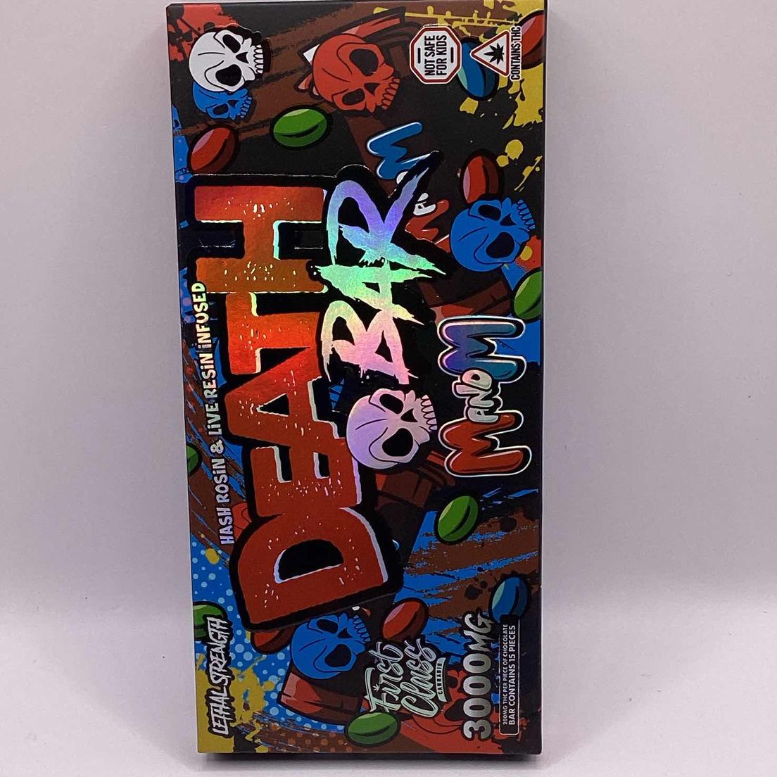 Death Bar - Edibles - MandM - 3000mg