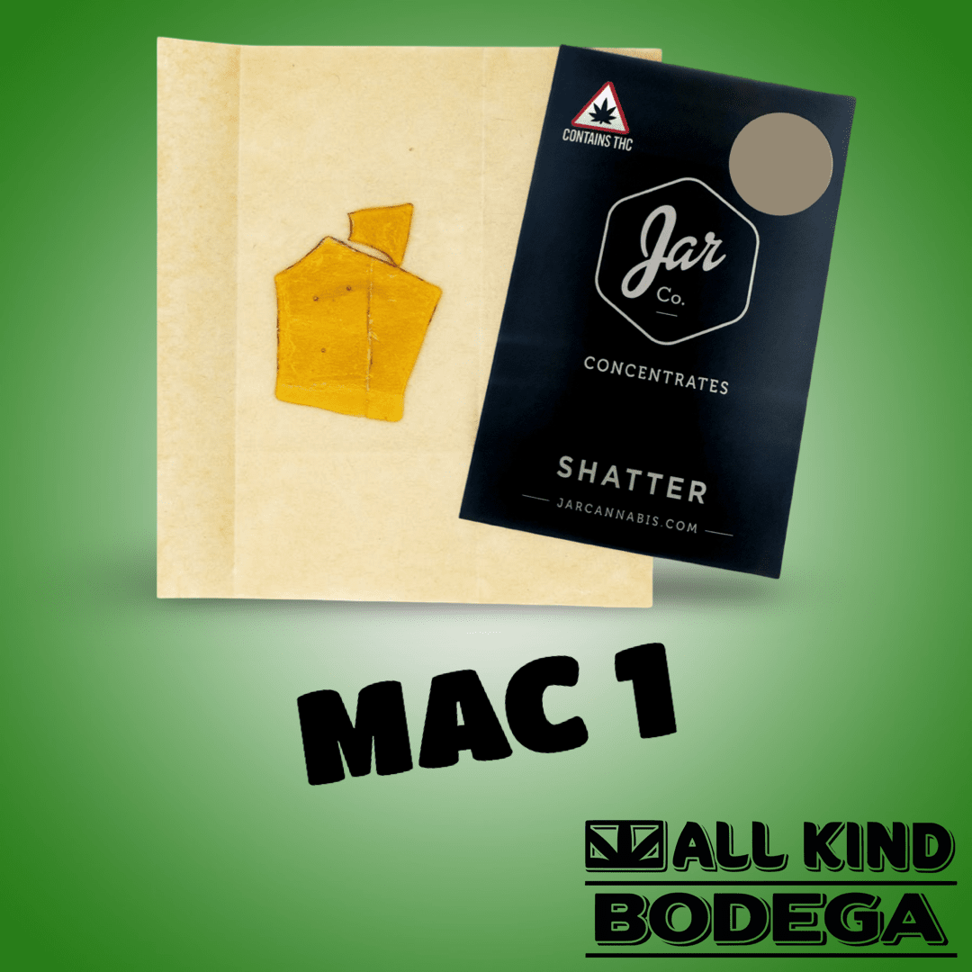 MAC 1 Shatter 1g (@Jarcannabis2.0)