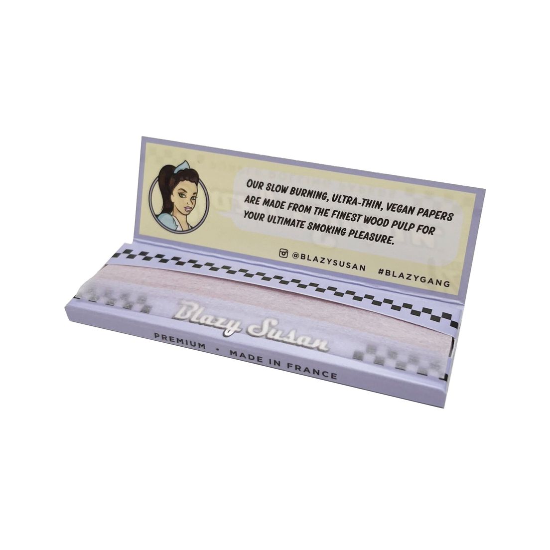 1-1/4 Sized Purple Rolling Papers by Blazy Susan