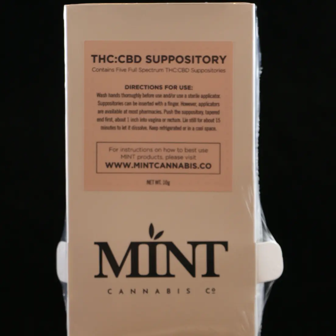 Mint Cannabis | 1:1 Suppository - 100mg