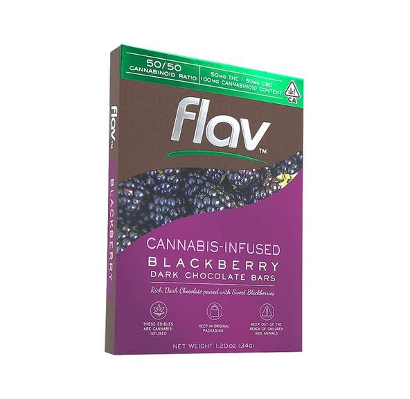 Flav - Blackberry Chocolate Bars CBD