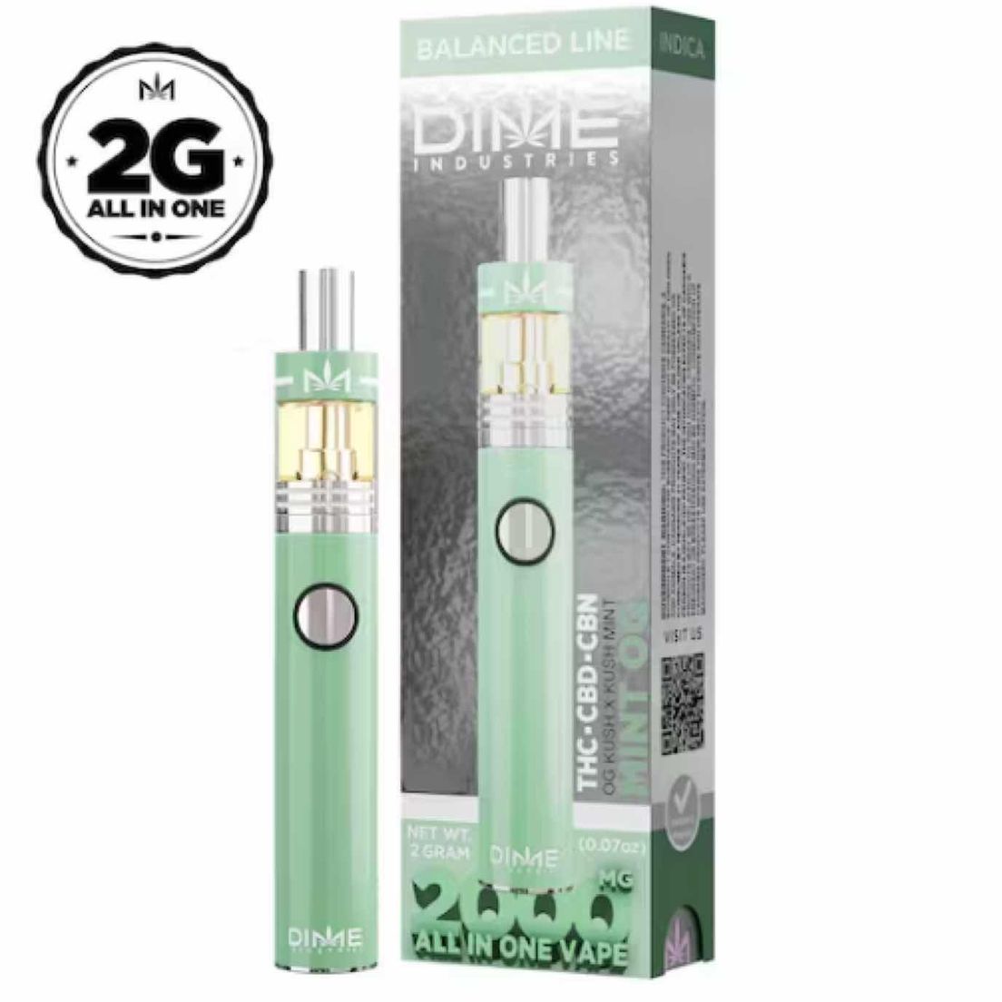 Mint OG 2000mg  Balanced Line All in One Device