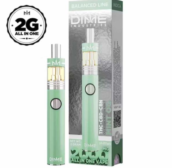 Mint OG 2000mg  Balanced Line All in One Device