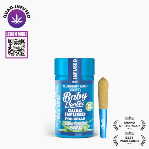 Blueberry Kush Quad Infused Baby 5pk