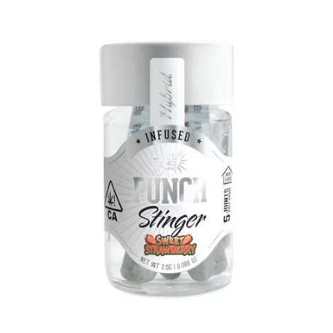 Stinger - Sweet Strawberry (2.5gs) 5 pre-rolls