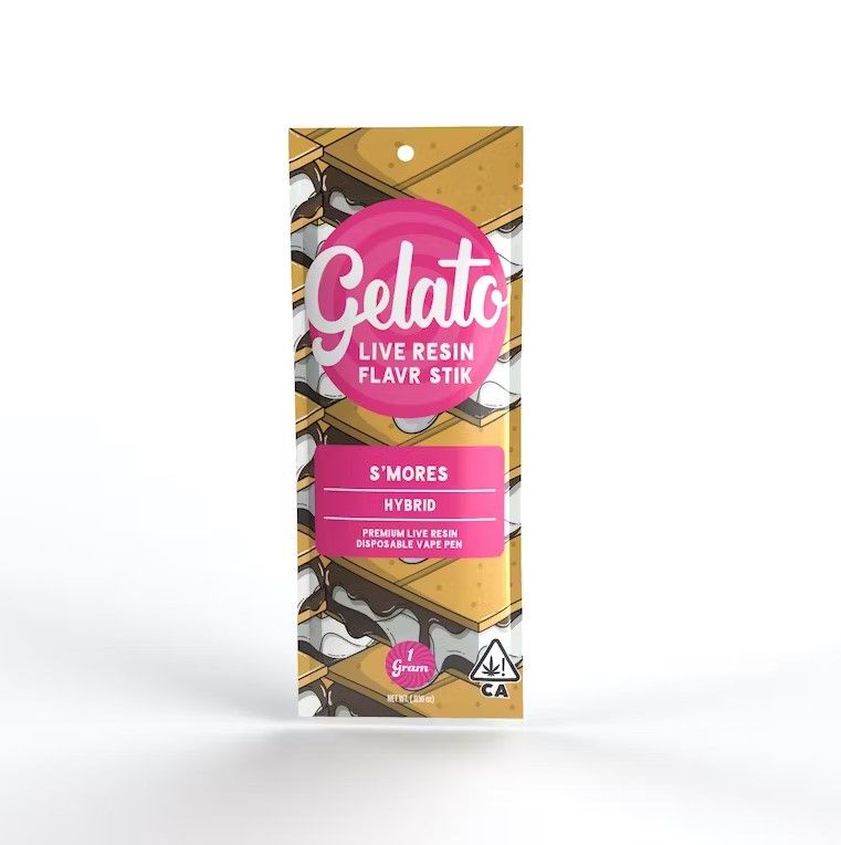 Gelato Live Resin AIO Vape S'mores 1g