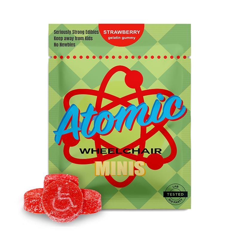 Atomic Wheelchair – 400MG THC GUMMIES - Strawberry