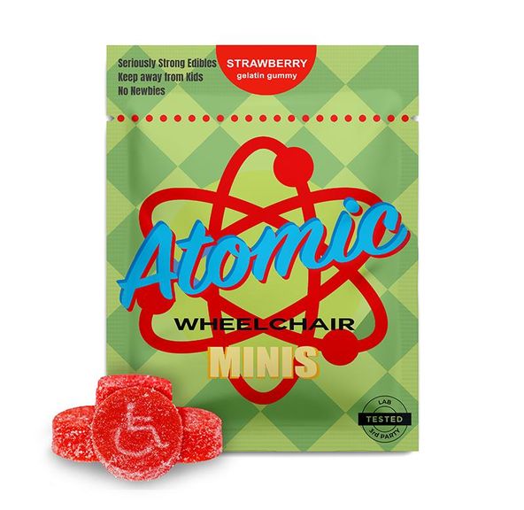 Atomic Wheelchair – 400MG THC GUMMIES - Strawberry