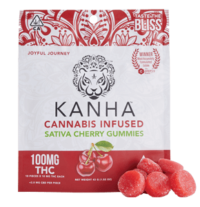 Kanha Sativa Cherry (100mg) Gummies