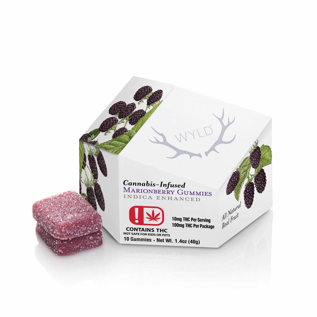 Wyld - Marionberry Indica Enhanced Gummies 100mg